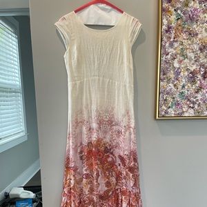 Free people maxi dress with low back